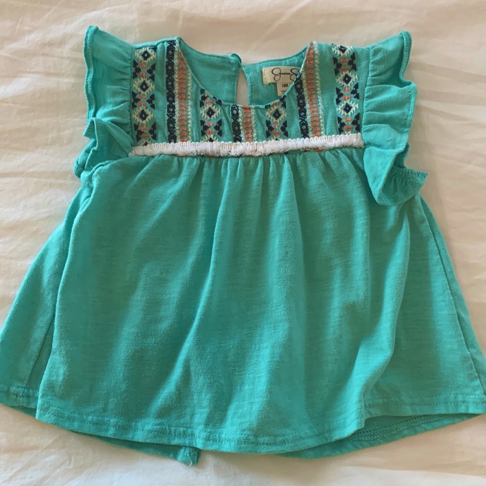 18 Month Jessica Simpson Teal Top